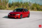 BMW M3 Sedan on Vossen Wheels (VFS4) 2017 года